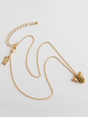 Kate Spade Gold Bee Pendant Necklace